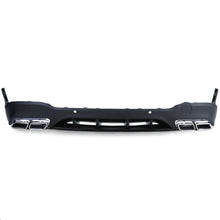 Diffusor Heckdiffusor + Auspuffblenden Chrom für Mercedes Benz GLC X253 SUV AMG Line VFL 2015-2018
