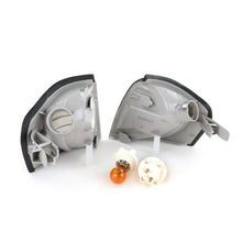 Autunik Seitenblinker Blinker Schwarz Smoke Paar für Mercedes Benz C-Klasse W202 1993-2000