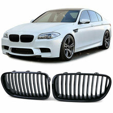 Kühlergrill Nieren Grille Grill Schwarz Glanz Passend für BMW 5er F10 F11 2010-2017