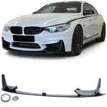 Frontspoiler Lippe Splitter Schwarz für BMW M3 F80 M4 F82 F83 2014-2021