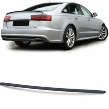 Autunik Schwarz Matt Spoiler Heckspoiler Flügel Lippe für AUDI A6 4G Limousine 2011 2012 2013 2014 2015 2016 2017 2018