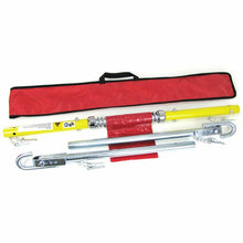 Autunik Abschleppstange mit Dämpfer + Tasche PKW KFZ Auto Sicherheits 2T 1.8m gelb