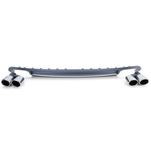 Autunik Heckdiffusor Diffusor Auspuffblenden Chrom für Audi A4 B8 Limo Avant 2007-2011