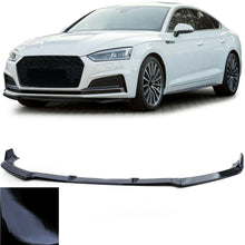 Front Spoiler Lippe Spoilerlippe Stoßstange Schwarz Glanz für Audi A5 F5 Sportback 2016 2017 2018 2019