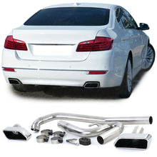 Auspuff Endrohre V8 Sport Optiik Passend für BMW 5er F10 F11 6er F12 F13 2010-2017