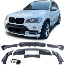 Diffusor Front- & Heckstoßstange Aerodynamik Nachrüstsatz Passend für BMW X5 E70 2007-2010