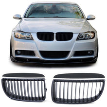 Kühlergrill Grill Performance Schwarz Matt Passend für BMW 3er E90 E91 2005-2008