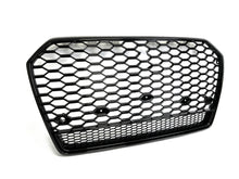 Wabengrill Grill Kühlergrill Schwarz für Audi A6 S6 C7 4G Limo Avant S Line MOPF 15-18