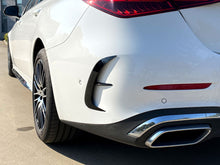 Aero Flaps Flics Flossen Heck Stoßstange Glanz Schwarz für Mercedes W206 S206 AMG Line ab 2021