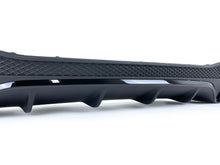 Heck Diffusor + Auspuffblenden Schwarz für Mercedes GLS X166 AMG Line 2015-2019