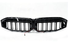 LED Kühlergrill Doppelsteg Grill Frontgrill Schwarz für BMW 3er G20 G21 2023+