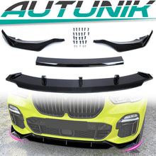 Front Stoßstange Frontspoiler Spoiler Spoilerlippe Schwarz Passend für BMW X5 G05 M Sport Paket 19-23