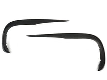 Schwarz vorne Stoßstange Flossen Aero Flaps Flics für Mercedes Benz E Kl. W213 mit AMG Line 16-20