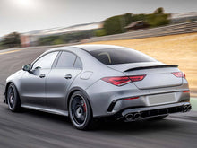 Schwarz Heckdiffusor Auspuffblenden für Mercedes CLA C118 X118 AMG Line 19+ di200
