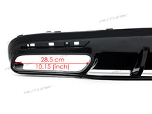 S63 Optik Diffusor Auspuff Schwarz für Mercedes C217 A217 AMG Line MOPF 17-20