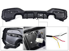 Diffusor Heckdiffusor mit LED Licht Schwarz für BMW 1er F20 F21 M Paket 15-19 LCI OHNE ABE