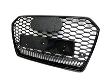 Wabengrill Grill Kühlergrill Schwarz für Audi A6 S6 C7 4G Limo Avant S Line MOPF 15-18