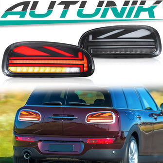 Getönt LED-Rückleuchten Passend für Mini Cooper Clubman F54 2014–2020 Rück Bremsleuchten