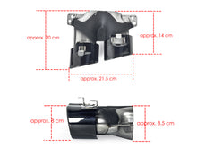 Heckdiffusor Diffusor Auspuff Schwarz für Mercedes W206 S206 C43 AMG Line 2022+