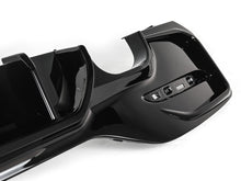 Diffusor Heckdiffusor mit LED Licht Schwarz für BMW 1er F20 F21 M Paket 15-19 LCI OHNE ABE