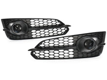 Schwarz Gitter Lüftungsgitter Blenden Grill für Audi A8 S8 D4 4H S-Line 13-17 MOPF mit ACC