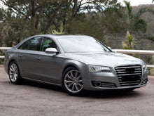 Schwarz Chrom Lüftungsgitter Blenden Grill Gitter für Audi A8 D4 4H 09-13 vor Facelift