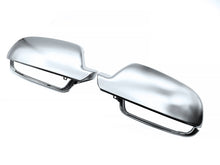 Alu Matt Chrom Spiegelkappen für AUDI A3 8P S3 RS3 2010-2013 Facelift SideAssist mc14