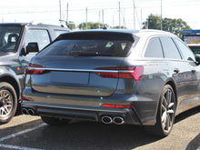 Diffusor Heckdiffusor Auspuff Chrom für AUDI A6 C8 Limo Avant S-Line ab 2018