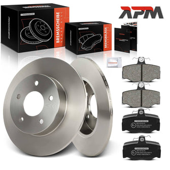 Bremsscheiben Bremsbeläge Hinten 277,5mm für Nissan Almera Tino V10 2000-2006