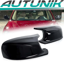 Glanz Schwarz Spiegelkappen Gehäuse Paar Für BMW X1 E84 09-12 X3 F25 2010-2014 Pre-LCI