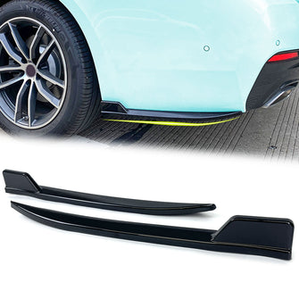 Heck Splitter Spoiler Ecken Ansätze Schwarz Passend für BMW 5er G30 G31 M Sport Paket ab 2017