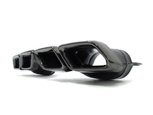 Diffusor Heckdiffusor + Schwarz Auspuffblenden für Mercedes Benz C-Klasse W205 mit Serienstoßstange 2014-2021 di21