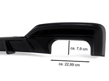 Diffusor Heckdiffusor Schwarz Glanz für BMW 6er F06 F12 F13 M Paket 2011-2018 OHNE ABE