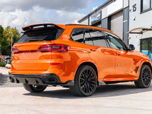 Diffusor Heckdiffusor 3-teilig Schwarz Glanz für BMW X5 G05 M Paket 2018-2023 OHNE ABE