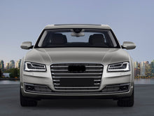 Nebelscheinwerfer Blenden Gitter Grill Schwarz Chrom für AUDI A8 D4 4H Facelift 13-17