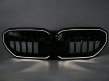 Schwarz Frontgrill LED Kühlergrill Niere Grill für BMW 5er G60 G61 i5 2023-2026