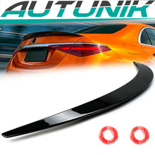 Schwarz Glanz Heckspoiler Spoiler Lippe für Mercedes Benz S Klasse W223 Limo 2020+