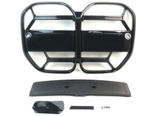 Kühlergrill Frontgrill Grill Nieren Schwarz Passend für BMW 4er G22 G23 2020-2024
