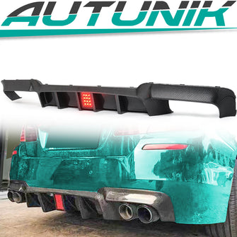 Diffusor Heckdiffusor 4 Rohr Carbon Look Passend Für BMW 5er F10 F11 M Sport Paket