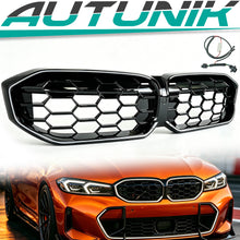 LED Kühlergrill Diamant Grill Frontgrill Schwarz für BMW 3er G20 G28 G21 LCI 23+