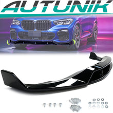 Frontspoiler Spoiler Lippe Stoßstange Schwarz für BMW X5 G05 Mit M Paket 19-23