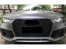 Schwarz Kühlergrill Wabengrill für AUDI A7 Grill C7 4G S-Line S7 2014-2018 fg46