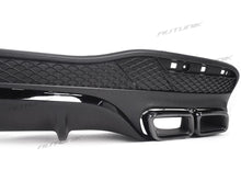 Heckdiffusor Diffusor Auspuff Schwarz für Mercedes GLE W166 SUV AMG Line MOPF 15-18