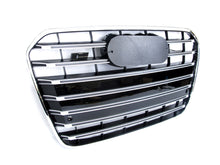 Schwarz Chrom Kühlergrill Grill für AUDI A6 C7 S6 4G Limo Avant 11-14 vor MOPF