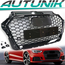 Schwarz Grill Kühlergrill Wabengrill für AUDI A3 S3 8V ohne ACC S Line MOPF 16-20 fg164