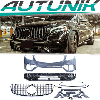 Front Stoßstange mit Kühlergrill für Mercedes-Benz GLC SUV X253 2015-2019