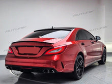 CLS63 Optik Diffusor Silber Auspuff für Mercedes CLS W218 C218 AMG Line 11-17