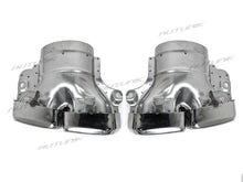 CLS63 Optik Diffusor Silber Auspuff für Mercedes CLS W218 C218 AMG Line 11-17