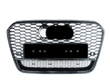 Schwarz Kühlergrill Grill Wabengrill für AUDI A6 S6 C7 4G S Line Limo Avant 11-14