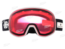 Autunik UV-Schutz Skibrille Anti-Nebel Schneebrille Winddicht SKi Goggles mit OTG-Design für Brillenträger Damen und Herren HB-09